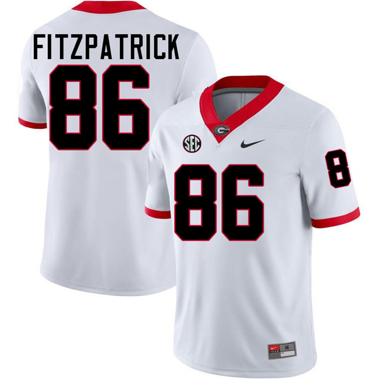 John FitzPatrick Georgia Jersey,University Of Georgia Bulldogs Football Jersey,Uniforms,Gears-White